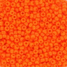 Miyuki rocailles Perlen 11/0 - Opaque orange 11-406